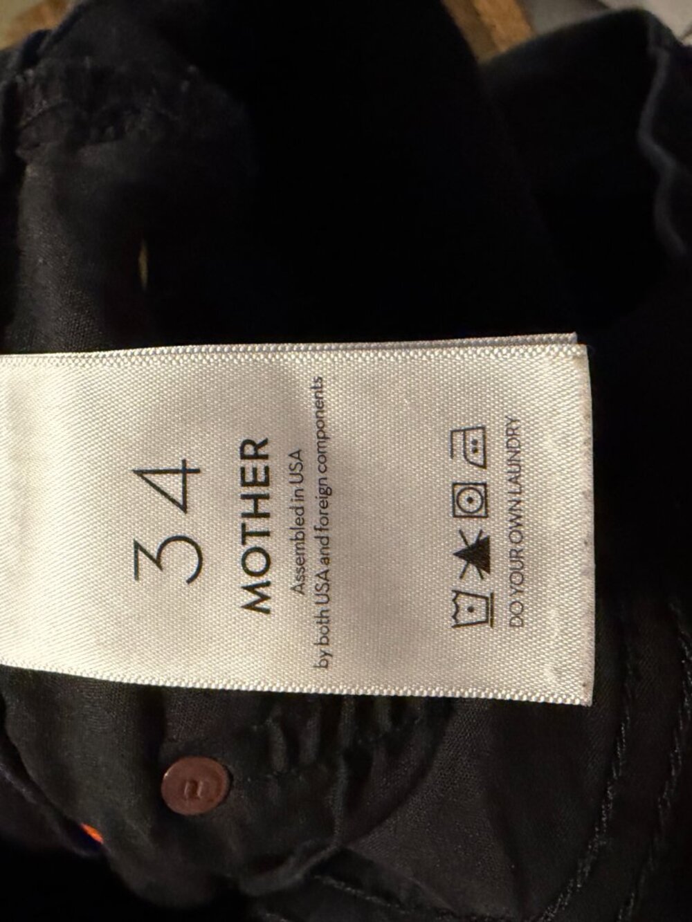 MOTHER Snacks Double Stack High Rise Jeans - Picture 7 of 7